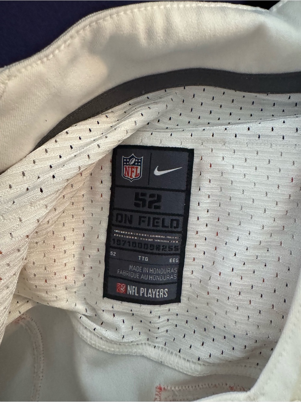 Chicago Bears Brian Urlacher Jersey XXL FLAW - Picture 7 of 7